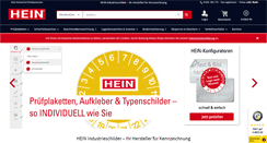 Desktop Screenshot of hein.eu